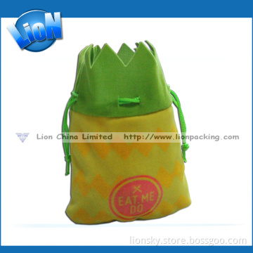 Ananas Pineapple Shape Velvet Pouch Bag